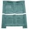 66-70 Dodge Coronet Complete Carpet 05 Aqua