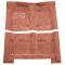 66-70 Dodge Coronet Complete Carpet 21 Burnt Orange