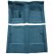 63-65 Mercury Comet Complete Carpet 06 Ford Blue