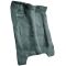 77-84 Cadillac DeVille Complete Carpet 8042 Silver Grn/Jade