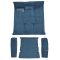 83-91 Mitsubishi Montero Complete Carpet 7766 Blue