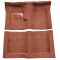 66-70 Dodge Coronet Complete Carpet 21 Burnt Orange