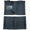 63-66 Plymouth Valiant Complete Carpet 07 Dark Blue