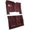 70-73 Lincoln Continental Complete Carpet 13 Maroon