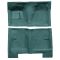 62-65 Ford Fairlane Complete Carpet 05 Aqua