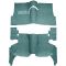 58 Chevrolet Bel Air Complete Carpet 05 Aqua