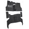 56-57 Pontiac Chieftain Complete Carpet 01 Black