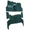 56-57 Pontiac Chieftain Complete Carpet 05 Aqua