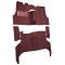 56-57 Pontiac Chieftain Complete Carpet 13 Maroon