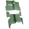 58 Chevrolet Impala Complete Carpet 38 Light Green