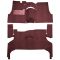 56-57 Pontiac Star Chief Complete Carpet 13 Maroon