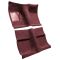 64 Ford Mustang Complete Carpet 13 Maroon