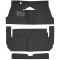 55-56 Cadillac Eldorado Complete Carpet 01 Black