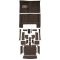 67-67 Dodge Charger Complete Carpet 10 Dark Brown