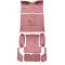 74-83 Jeep Cherokee Complete Carpet 885 Light Maroon