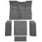 59-73 Jeep CJ5 Complete Carpet 01 Black