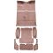 84-91 Jeep Grand Wagoneer Complete Carpet 875 Claret/Oxblood