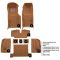 70 Chevrolet Corvette Complete Carpet 10 Dark Brown