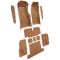 71-75 Chevrolet Corvette Complete Carpet 4305 Oxblood
