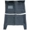67-69 Dodge Dart Complete Carpet 07 Dark Blue
