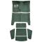 67-69 Plymouth Barracuda Complete Carpet 14 Moss Green