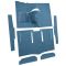 63-65 Mercury Comet Complete Carpet 01 Black