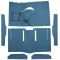 63-65 Mercury Comet Complete Carpet 07 Dark Blue