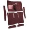 60-65 Ford Falcon Complete Carpet 13 Maroon