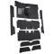 63-65 Mercury Comet Complete Carpet 01 Black