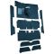 63-65 Mercury Comet Complete Carpet 06 Ford Blue