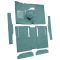 63-65 Mercury Comet Complete Carpet 05 Aqua