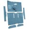 63-65 Mercury Comet Complete Carpet 06 Ford Blue