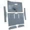 63-65 Mercury Comet Complete Carpet 07 Dark Blue