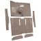 63-65 Mercury Comet Complete Carpet 10 Dark Brown