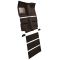 64-64 Ford Mustang Complete Carpet 10 Dark Brown