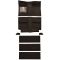 64-64 Ford Mustang Complete Carpet 10 Dark Brown