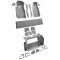 78-79 Chevy Corvette Complete Carpet 801-Black
