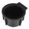 09-14 Ford F150 (w/Flow Through Console) Front Mounted Black Rubber Cup Holder Insert LF = RF (Dorm)