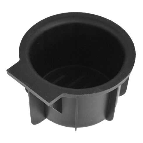 09-14 Ford F150 (w/Flow Through Console) Front Mounted Black Rubber Cup Holder Insert LF = RF (Dorm)