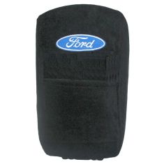 04-14 F150, F250SD-F550SD ~Ford~ Logoed ~Seat Armour~ Black Cotton Terry/Velour Console Cover (FD)