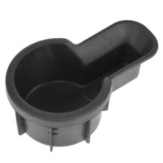 00-04 Nissan Frontier, Xterra Front Console Mounted Black Rubber Cupholder Insert LH = RH (Nissan)