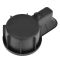 00-04 Nissan Frontier, Xterra Front Console Mounted Black Rubber Cupholder Insert LH = RH (Nissan)