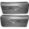 1970-74 Plymouth Barracuda Molded Plastic Door Panels In Black