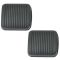 85-01 Cherokee, 86-92 Comanche, 93-96 Grand Cherokee, 86-03 Wrangler Clutch & Brake Pedal Pad Set