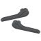 07-14 Escalade ESV, Sub, Yukon XL; 07-13 Avlnche, Esclade EXT Frt Seat Ebony Recliner Handle Pair