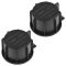 09-14 Ford F150 (w/Flow Through Console) Front Mounted Black Rubber Cup Holder Insert Pair (Dorman)