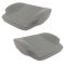 01-16 Intntl 3,4,7, 8 Srs (w/National Seating Seats) Gray Vinyl Lower Seat Cushion Assy Pair  (DM)