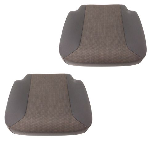 01-17 International (w/National Built Seats) Charcoal Cloth/Vinyl Lwr Seat Cush Assy PAIR (DM)
