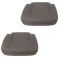 01-16 International (w/National Built Seats) Charcoal Vinyl Lower Seat Cushion Assy PAIR (DM)