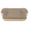 86-15 International (w/National Built Seats) Tan Twead Cloth Lower Seat Cushion Assy PAIR (DM)